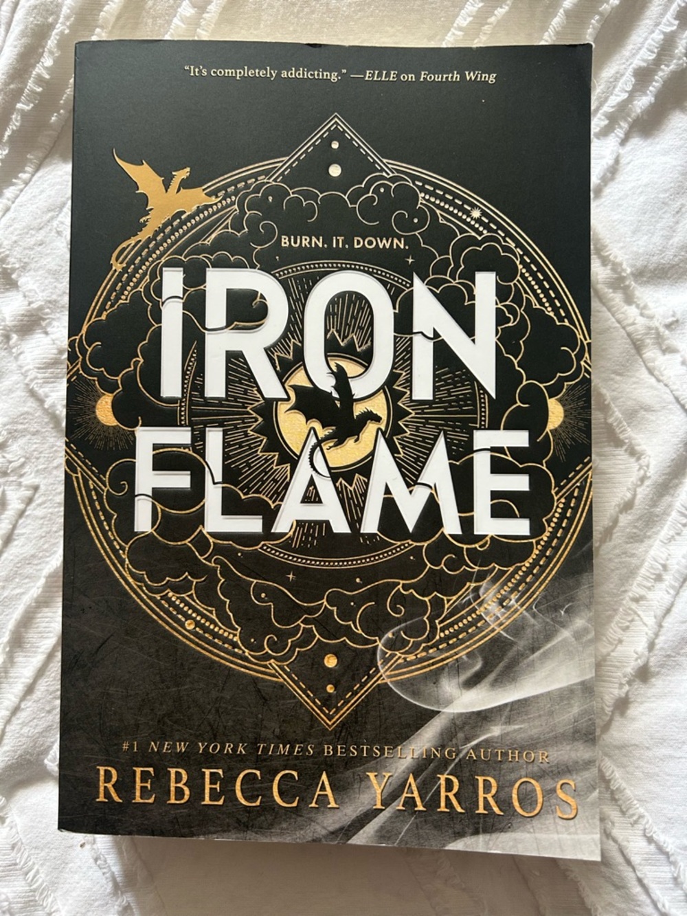 Iron Flame by Rebecca Yarros - Sprayed Edge Paperback